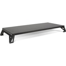 Load image into Gallery viewer, Allsop Dual-Height Lo Riser Monitor Stand For 32in Screen Support, 3inH x 24inW x 11-5/16inD, Black