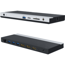 Load image into Gallery viewer, 4XEMs USB-C Triple Display Docking Station with Power Delivery (2 DP + 1HDMI) - 4XEMs USB-C Triple Display Docking Station with Power Delivery (2 DP + 1HDMI)
