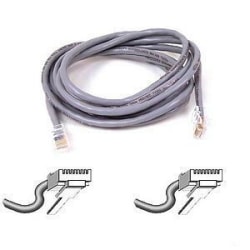 Belkin Cat5e UTP Patch Cable - RJ-45 Male - RJ-45 Male - 25ft - Gray