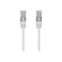 Belkin 3ft CAT6 Ethernet Patch Cable Snagless, RJ45, M/M, White - Patch cable - RJ-45 (M) to RJ-45 (M) - 3 ft - UTP - CAT 6 - molded, snagless - white - for Omniview SMB 1x16, SMB 1x8; OmniView SMB CAT5 KVM Switch