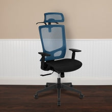 Load image into Gallery viewer, Flash Furniture Ergonomic Mesh High-Back Office Chair, Blue