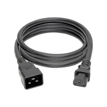 Load image into Gallery viewer, Eaton Tripp Lite Series C20 to C13 Power Cord for Computer - Heavy-Duty, 15A, 100-250V, 14 AWG, 7 ft. (2.13 m), Black - Power cable - power IEC 60320 C13 to IEC 60320 C20 - 7 ft - black