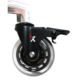 X-Chair X-Wheels Locking Blade Caster, Clear