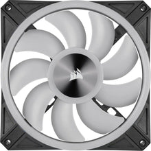 Load image into Gallery viewer, Corsair iCUE QL140 RGB 140mm PWM Dual Fan Kit with Lighting Node CORE - 2 Pack - 5.51in Maximum Fan Diameter - 2 x Fan(s) - 375.5 gal/min Maximum Airflow - 1250 rpm - Hydraulic Bearing - RGB LED - Black - 2 pc(s) - Computer Case