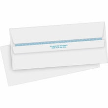 Load image into Gallery viewer, Business Source Regular Security Invoice Envelopes - Business - #10 - 4 1/8in Width x 9 1/2in Length - 24 lb - Self-sealing - 500 / Box - White