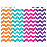 Top Notch Teacher Products File Folders, 8 1/2in x 11in, Chevron, 3 Packs Of 12