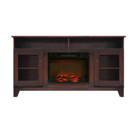 Cambridge Savona Fireplace Mantel with Electronic Fireplace Insert - Indoor - Freestanding