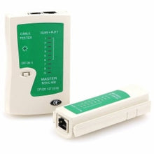 Load image into Gallery viewer, 4XEM RJ45/RJ11 Network Cable Tester Cable configuration Network Tester - 4XEM RJ45/RJ11 Network Cable Tester configuration Network Tester Travel alignment for straight, crossover, no connection, short cable configuration battery powered