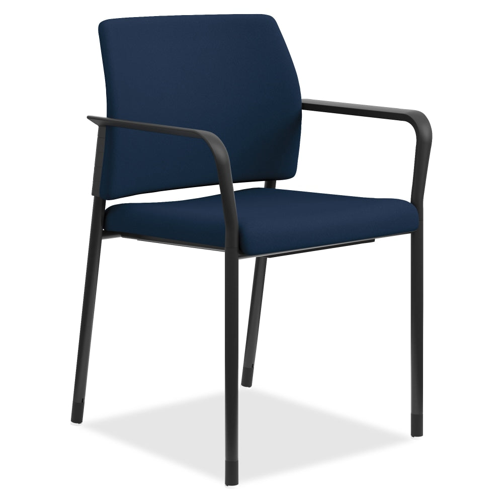 HON Accommodate Guest Chairs, Navy/Black, Set Of 2