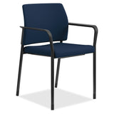 HON Accommodate Guest Chairs, Navy/Black, Set Of 2