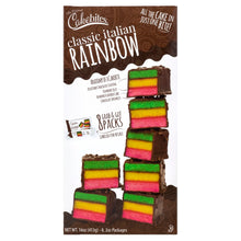 Load image into Gallery viewer, Cakebites Classic Italian Rainbow Bites, 2 Oz. Pack Of 8 Pouches