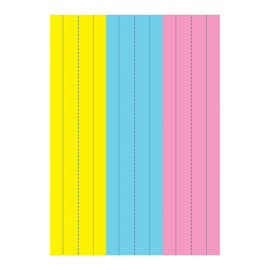 Ashley Products Die-Cut Sentence Strip Magnets, 2 3/4in x 11in, Assorted Colors, 3 Strips Per Pack, Case Of 5 Packs