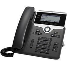 Load image into Gallery viewer, Cisco 7821 IP Phone - Corded - Wall Mountable - Charcoal - 2 x Total Line - VoIP - 3.5in - User Connect License - 2 x Network (RJ-45) - PoE Ports