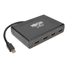 Load image into Gallery viewer, Tripp Lite 4-Port Mini DisplayPort to HDMI Multi Stream Transport Hub 4Kx2K @ 24/30Hz - Video/audio splitter - 4 x HDMI - desktop - TAA Compliant