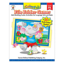 Carson-Dellosa Color File Folder Games Book - Pre-Kindergarten