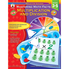 Carson-Dellosa Skills For Success Book - Master Math Facts Multiplication & Division