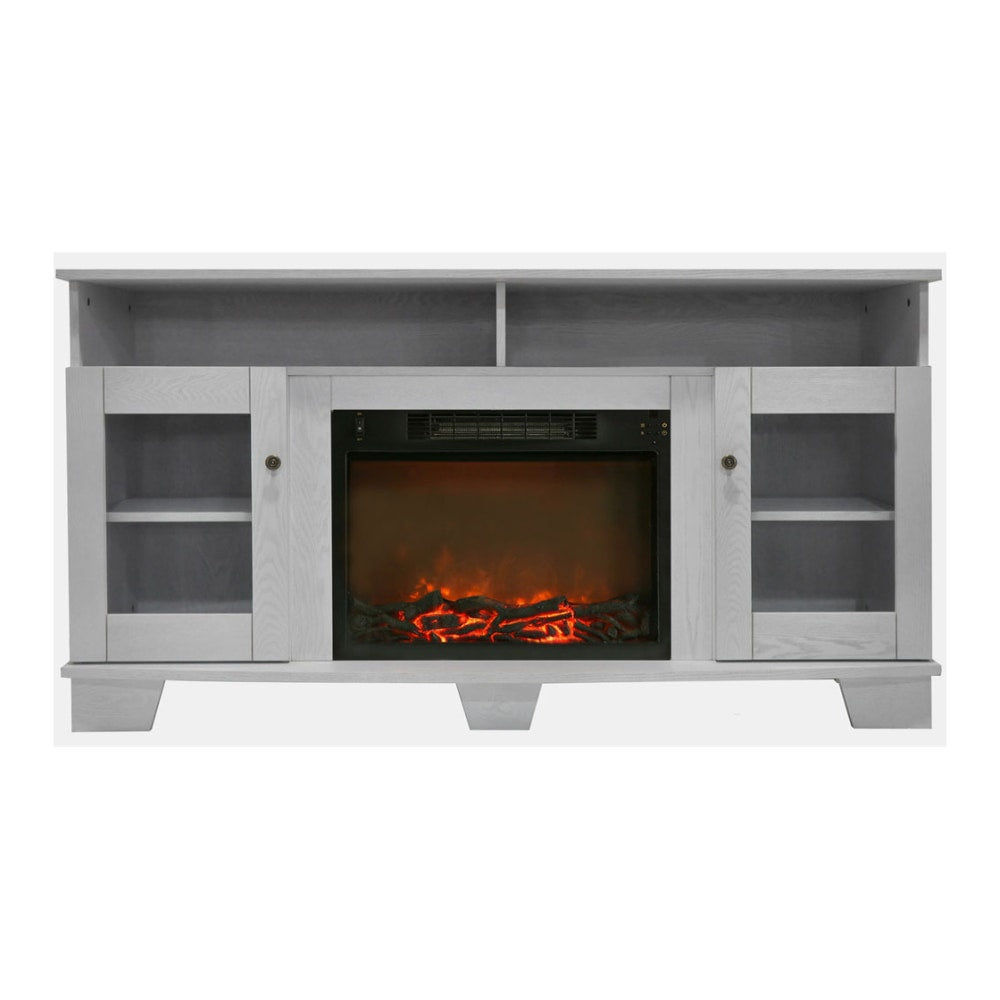 Cambridge Savona Fireplace Mantel with Electronic Fireplace Insert - Indoor - Freestanding