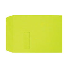 Load image into Gallery viewer, LUX #9 1/2 Open-End Window Envelopes, Top Left Window, Gummed Seal, Wasabi, Pack Of 250