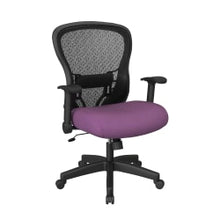 Load image into Gallery viewer, Office Star Deluxe R2 Ergonomic SpaceGrid Mid-Back Managers Chair, Purple