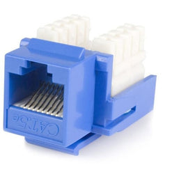 StarTech.com StarTech.com Cat5e RJ45 Keystone Jack Blue - 110 Type 110 Type Cat. 5 Keystone Jack A+B - Network Connector - RJ-45