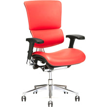 Load image into Gallery viewer, X-Chair X4 Ergonomic Bonded Leather High-Back Task Chair, Red