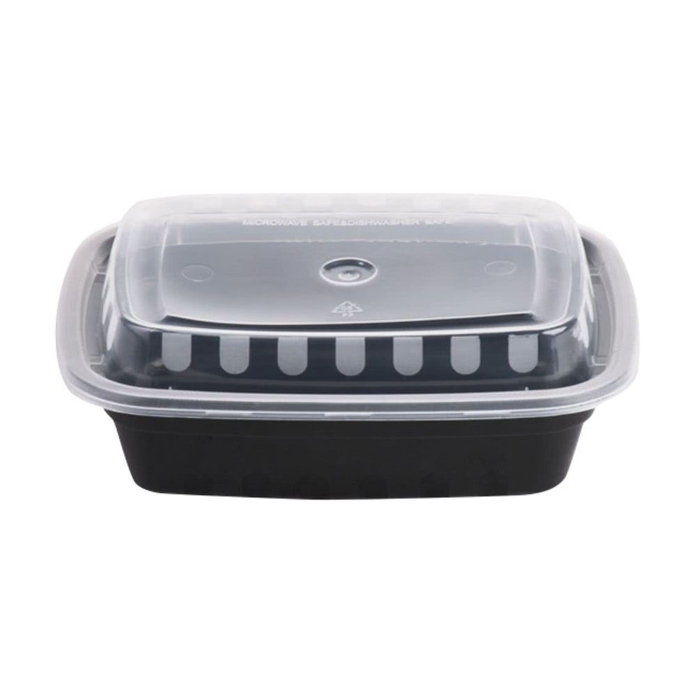 DPI\Bottlebox Plastic Square Deli Containers, 12 Oz, Clear, Carton Of 600