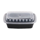 DPI\Bottlebox Plastic Square Deli Containers, 12 Oz, Clear, Carton Of 600