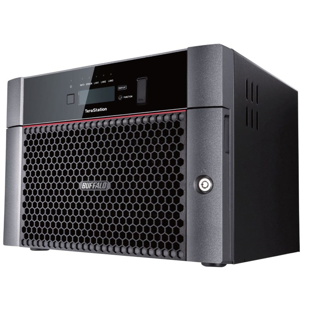 Buffalo TeraStation 5810DN Desktop 32TB NAS Hard Drives Included - Annapurna Labs Alpine AL-314 1.70 GHz - 8 x HDD Supported - 4 x HDD Installed - 32 TB Installed HDD Capacity - 4 GB RAM DDR3 SDRAM - Serial ATA/600 Controller