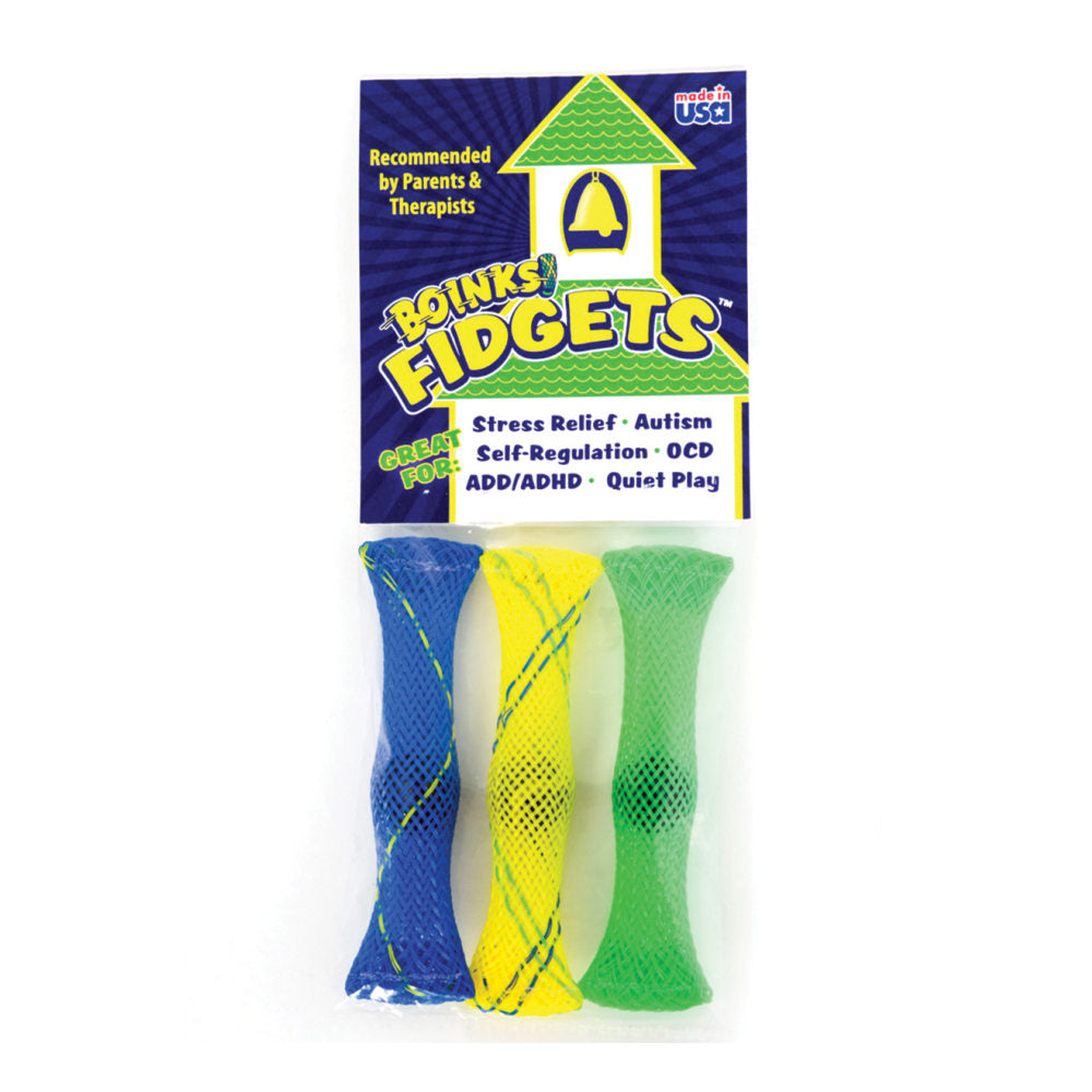 Endless Possibilities Boinks Fidgets, 3 1/4in, Assorted Colors, Pack Of 3
