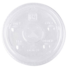 Load image into Gallery viewer, Fabri-Kal Kal-Clear X-Slot Cup Lids, 12 - 24 Oz, Clear, Pack Of 1,000 Lids