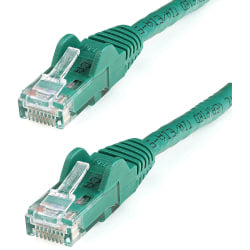 StarTech.com 50ft CAT6 Ethernet Cable - Green Snagless Gigabit CAT 6 Wire - 50ft Green CAT6 up to 160ft - 650MHz - 50 foot UL ETL verified Snagless UTP RJ45 patch/network cord