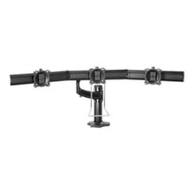 Load image into Gallery viewer, Chief Kontour 3x1 Triple Display Desk Mount - For Displays 10-24in - Black - Mounting kit (grommet mount) - for 3 LCD displays - black - screen size: up to 24in