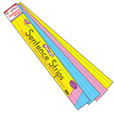 TREND Wipe-Off Sentence Strips, 3in x 24in, Assorted Colors, Kindergarten - Grade 3, 30 Strips Per Pack, Set Of 4 Packs
