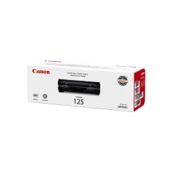 Canon 125 Black Toner Cartridge, 3484B001