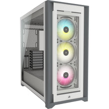 Load image into Gallery viewer, Corsair iCUE 5000X RGB Tempered Glass Mid-Tower ATX PC Smart Case - White