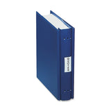 Charles Leonard Vericap Expandable 3-Ring Binder, 6in Round Rings, Blue