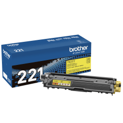 Brother TN-221 Yellow Toner Cartridge, TN-221Y