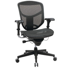 Load image into Gallery viewer, WorkPro Quantum 9000 Series Ergonomic Mesh/Mesh Mid-Back Office Chair, Black/Black, BIFMA Compliant