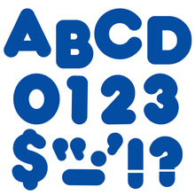 Load image into Gallery viewer, TREND Ready Letters, Casual Uppercase, 3in, Royal Blue, Pack Of 124