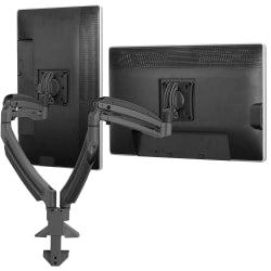Chief Kontour K1D Dynamic Dual Monitor Arm Desk Mount - For Displays 10-38in - Black - Height Adjustable - 2 Display(s) Supported - 10in to 30in Screen Support - 50 lb Load Capacity - 1 Each