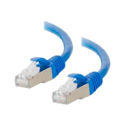 C2G 20ft Cat6 Ethernet Cable - Snagless Shielded (STP) - Blue - Patch cable - RJ-45 (M) to RJ-45 (M) - 20 ft - screened shielded twisted pair (SSTP) - CAT 6 - molded, snagless, stranded - blue