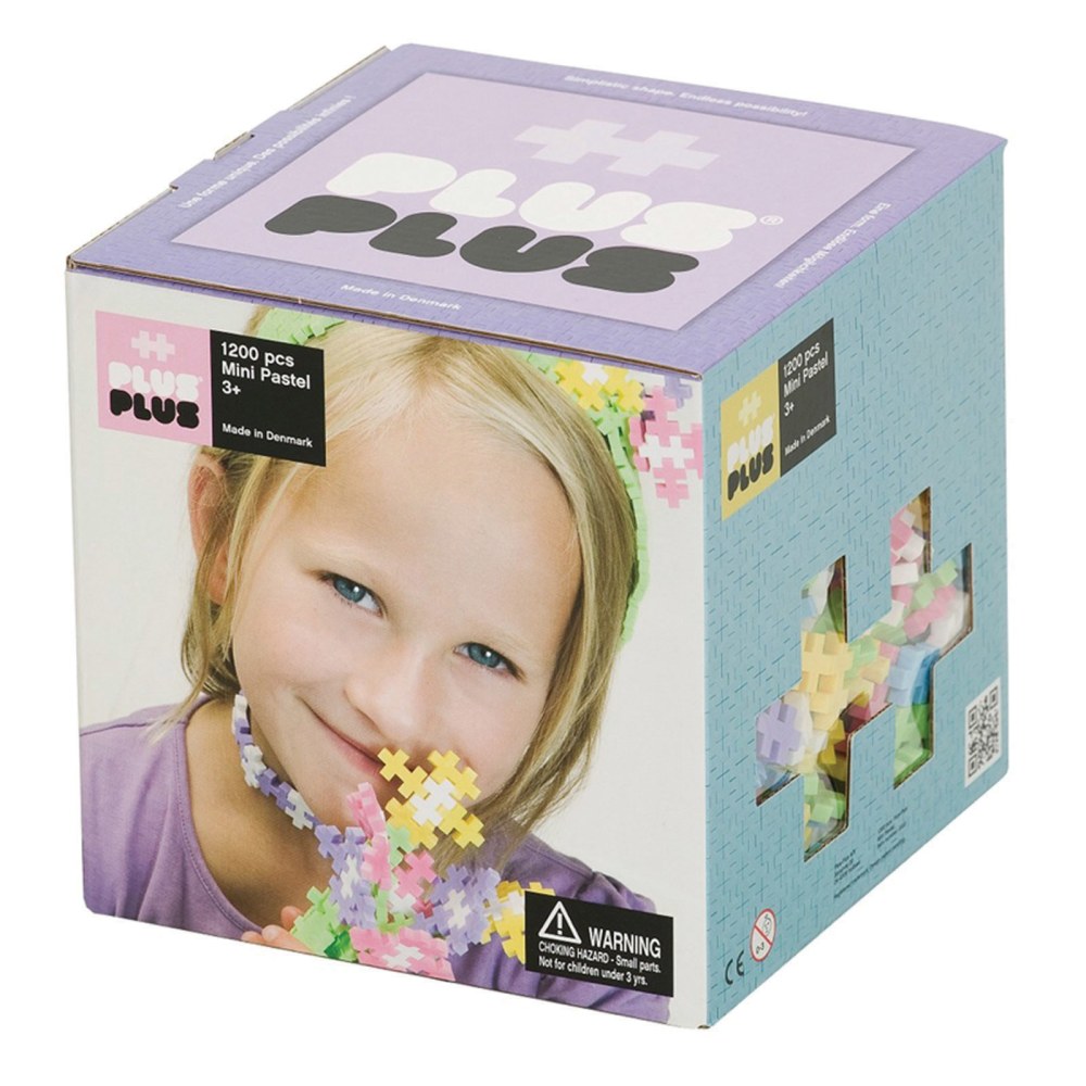 Plus-Plus 1,200-Piece Open Play Set, Pastel