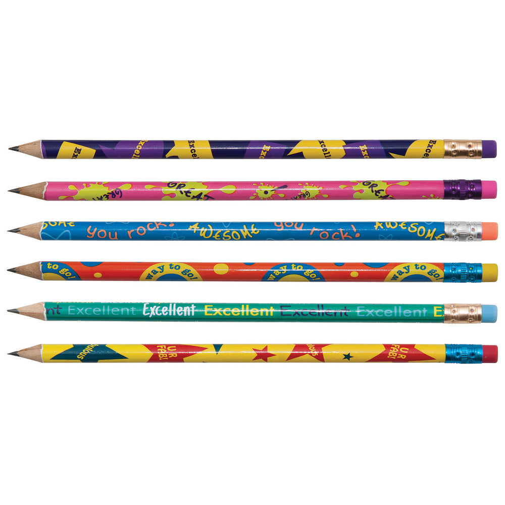 Office Depot Brand Teacher Reward Pencils, #2, Assorted, Box Of 12