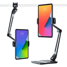 Load image into Gallery viewer, Twelve South HoverBar Cabinet Mount for iPad, iPhone, iPad Air, iPad mini, iPad Pro - Matte Black - Height Adjustable - 1