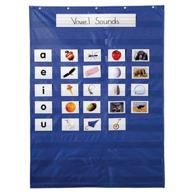 Carson-Dellosa Essential Pocket Chart, 31in x 42in, Blue