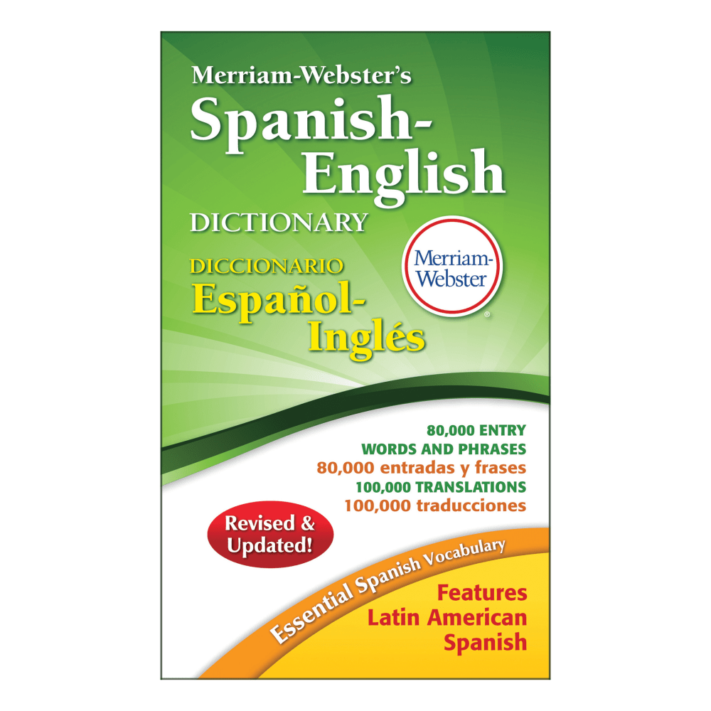 Merriam-Websters Spanish-English Dictionary, Pack Of 3