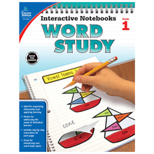 Load image into Gallery viewer, Carson-Dellosa Interactive Notebooks Word Study Books, Grade 1