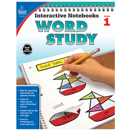 Carson-Dellosa Interactive Notebooks Word Study Books, Grade 1