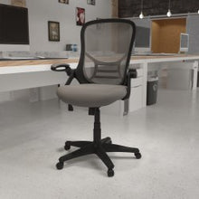 Load image into Gallery viewer, Flash Furniture Ergonomic Mesh High-Back Office Chair, Light Gray