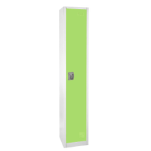 Load image into Gallery viewer, Alpine AdirOffice 1-Tier Steel Locker, 72inH x 12inW x 12inD, Green